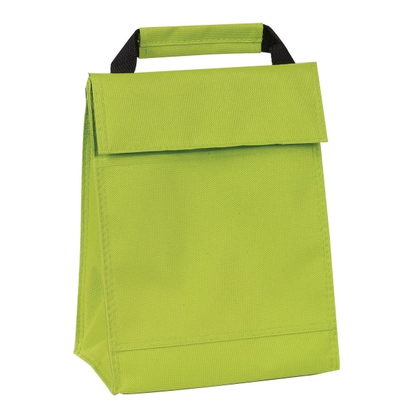 7" x 9.5" x 4.5" polyester lunch bag with PEVA lining,... from ASI 37980 Bagworld