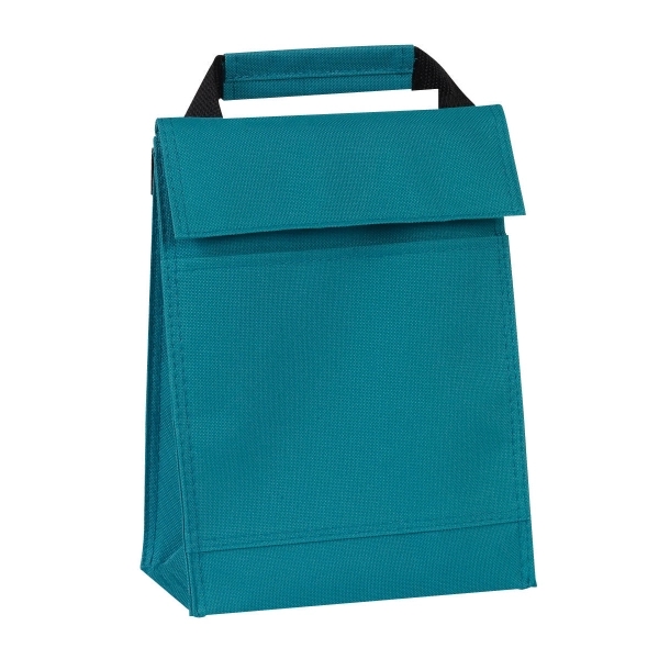 7" x 9.5" x 4.5" polyester lunch bag with PEVA lining,... from ASI 37980 Bagworld