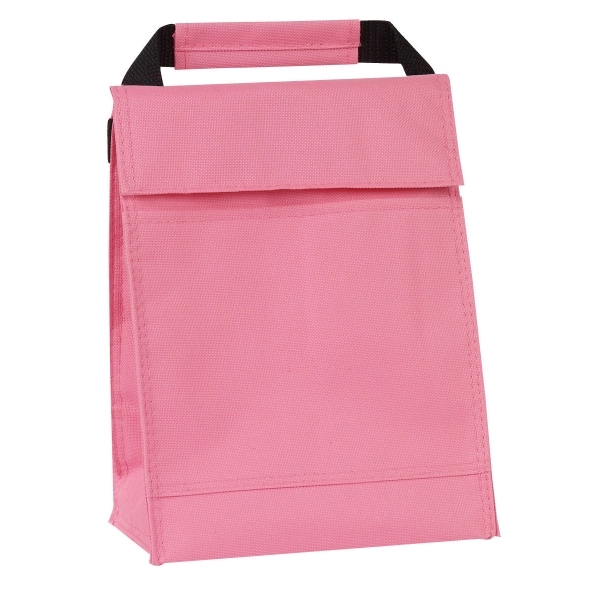 7" x 9.5" x 4.5" polyester lunch bag with PEVA lining,... from ASI 37980 Bagworld