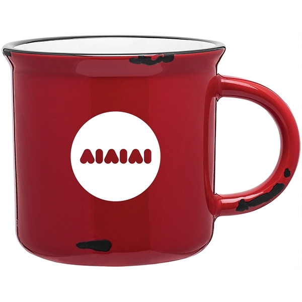 15 oz ceramic mug with glossy colored exterior, glossy white interior,... from ASI 51197 ETS Express, LLC