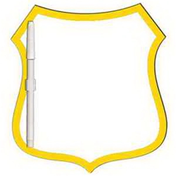 Crest shaped dry erase memo board with marker.... from ASI 67620 Lion Circle Corp / Lion/Circle