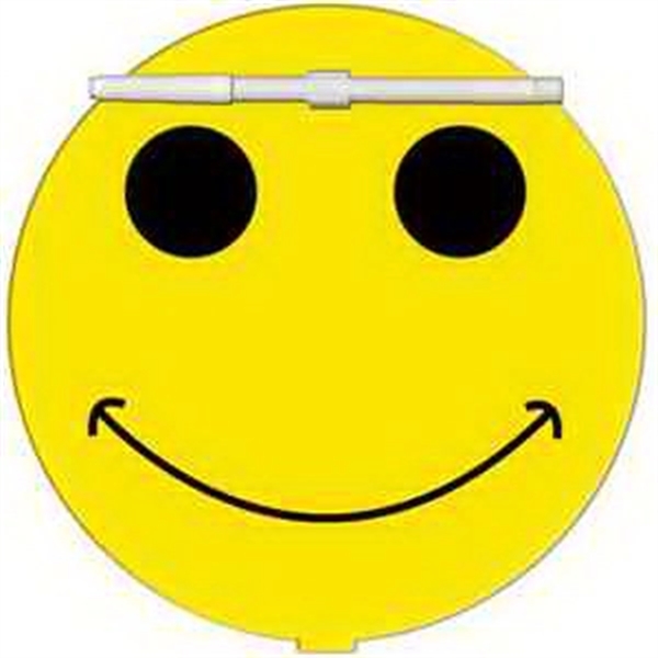 Smiley Face shaped dry erase memo board with marker.... from ASI 67620 Lion Circle Corp / Lion/Circle