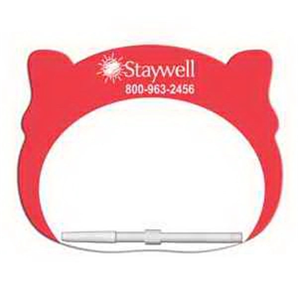 Animal Head shaped dry erase memo board with marker.... from ASI 67620 Lion Circle Corp / Lion/Circle