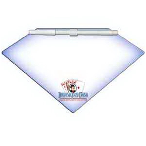 Diamond shaped dry erase memo board with marker.... from ASI 67620 Lion Circle Corp / Lion/Circle
