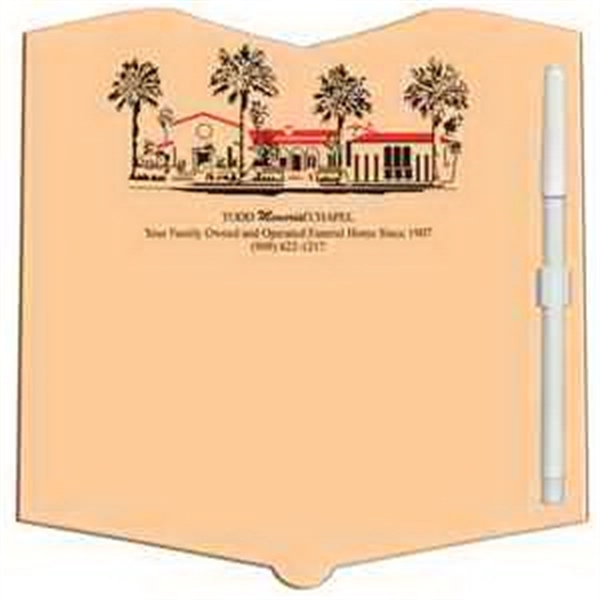 Open Book shaped dry erase memo board with marker.... from ASI 67620 Lion Circle Corp / Lion/Circle