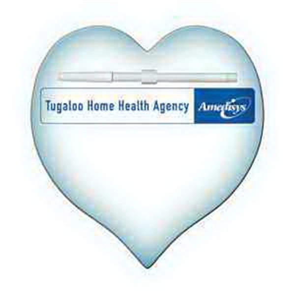 Heart shaped dry erase memo board with marker.... from ASI 67620 Lion Circle Corp / Lion/Circle