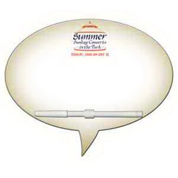 Thought Bubble shaped dry erase memo board with marker.... from ASI 67620 Lion Circle Corp / Lion/Circle