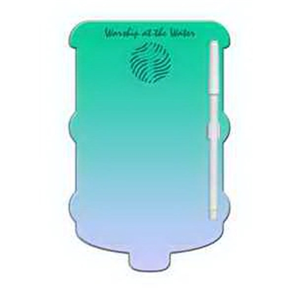 Water Cooler shaped dry erase memo board with marker.... from ASI 67620 Lion Circle Corp / Lion/Circle