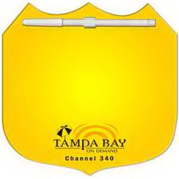 Interstate Sign shaped dry erase memo board with marker.... from ASI 67620 Lion Circle Corp / Lion/Circle