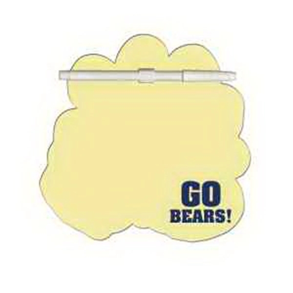 Paw shaped dry erase memo board with marker.... from ASI 67620 Lion Circle Corp / Lion/Circle