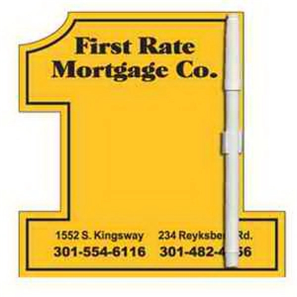 #1 Fan shaped dry erase memo board with marker.... from ASI 67620 Lion Circle Corp / Lion/Circle