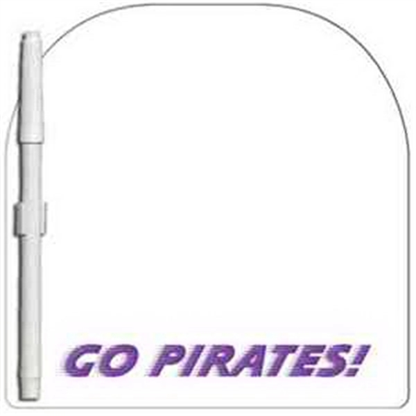 Round Top shaped dry erase memo board with marker.... from ASI 67620 Lion Circle Corp / Lion/Circle