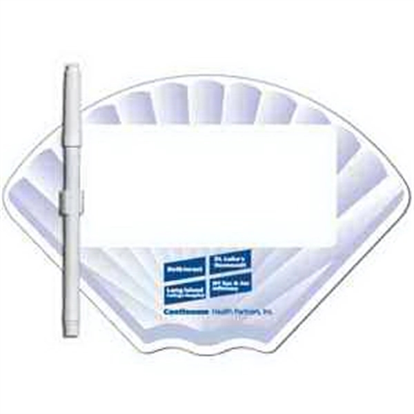 Shell shaped dry erase memo board with marker.... from ASI 67620 Lion Circle Corp / Lion/Circle