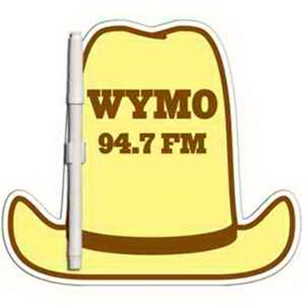 10 Gallon Hat shaped dry erase memo board with marker.... from ASI 67620 Lion Circle Corp / Lion/Circle