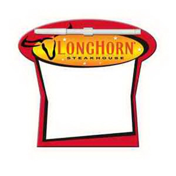 Mushroom shaped dry erase memo board with marker.... from ASI 67620 Lion Circle Corp / Lion/Circle