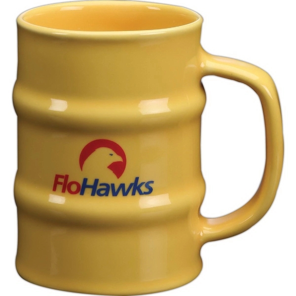 12 oz. ceramic drum mug.... from ASI 40261 Berney-Karp Inc / Creative Source