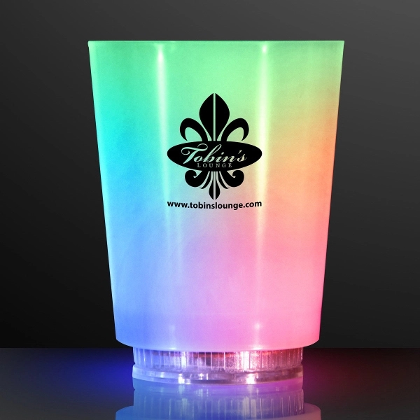 Blank or imprinted. LED light up glass.... from ASI 34194 ALightPromos / Alight Promotional Products