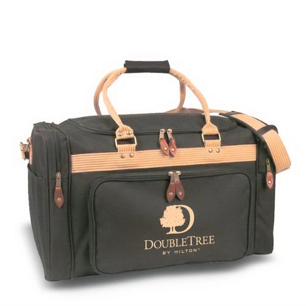 600D Polyester with heavy vinyl backing. U-Shaped large main compartment, two... from ASI 30112 ACE Products / Ace Line