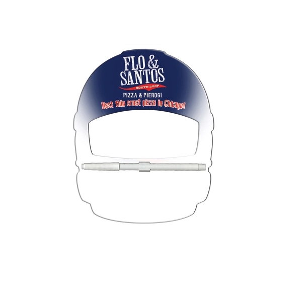 Helmet Front shaped dry erase memo board with marker.... from ASI 67620 Lion Circle Corp / Lion/Circle