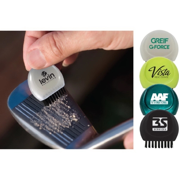 Golf club cleaner brush with non-wire bristles to clean the grooves... from ASI 38120 Ball Pro / Diversified Quality Kitchenware