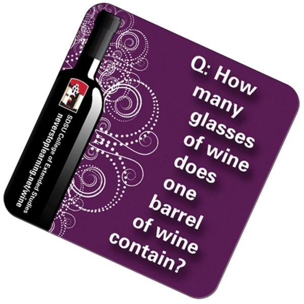 4" square coaster.... from ASI 67620 Lion Circle Corp / Lion/Circle