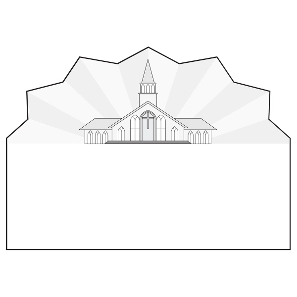 Creative top flexible magnet with jagged top.... from ASI 67620 Lion Circle Corp / Lion/Circle