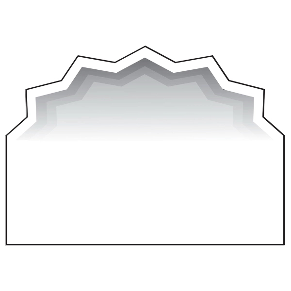 Creative top flexible magnet with jagged top.... from ASI 67620 Lion Circle Corp / Lion/Circle