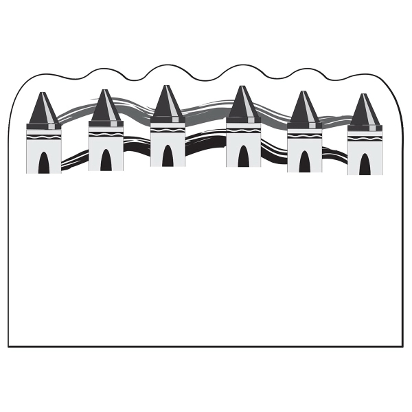 Creative top flexible magnet with scalloped top.... from ASI 67620 Lion Circle Corp / Lion/Circle