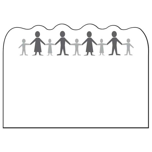 Creative top flexible magnet with scalloped top.... from ASI 67620 Lion Circle Corp / Lion/Circle