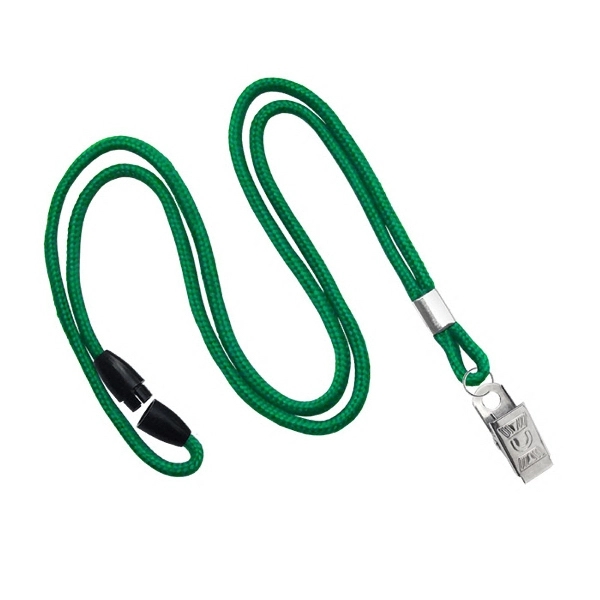 Available Same Day! These blank round braided polyester lanyards come with... from ASI 79898 Promovision