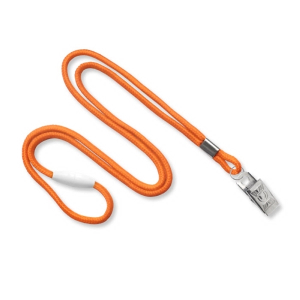 Available Same Day! These blank round braided polyester lanyards come with... from ASI 79898 Promovision