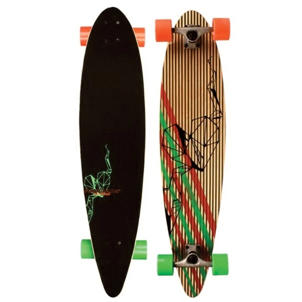 39" Pintail Longboard made of 100% Maple with Full color imprinted... from ASI 72657 Active Life Promo / Action Sports Promo