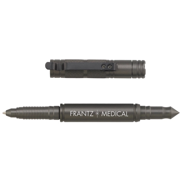 Tactical metal body pen with an LED light and glass breaker.... from ASI 46170 Compass Industries Inc