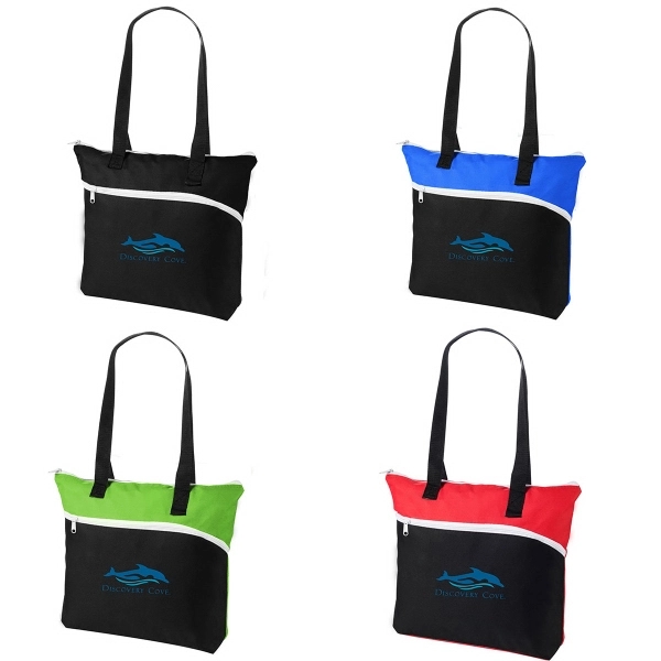 Big Two Zipper Tote Bag... from ASI 40544 Binaco / Binaline