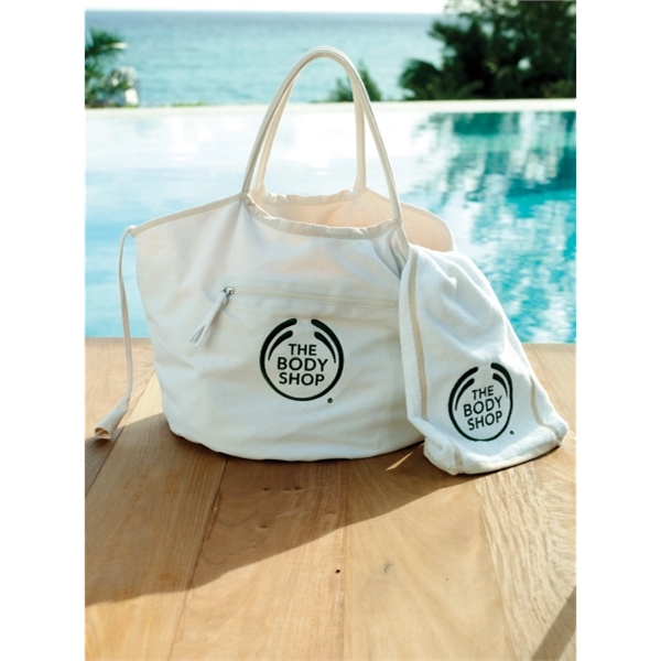 Nautical reversible bag made of cotton canvas with two zippered compartments... from ASI 91605 Towel Specialties