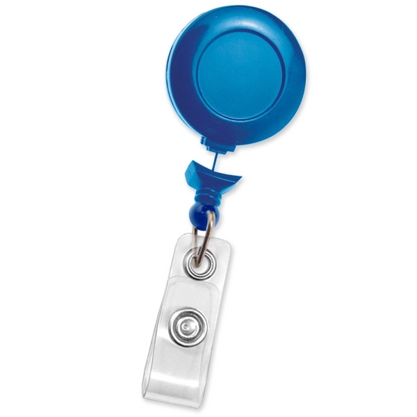 Custom badge reel features a No-Twist bullet to keep ID facing... from ASI 79898 Promovision / PROMOVISION