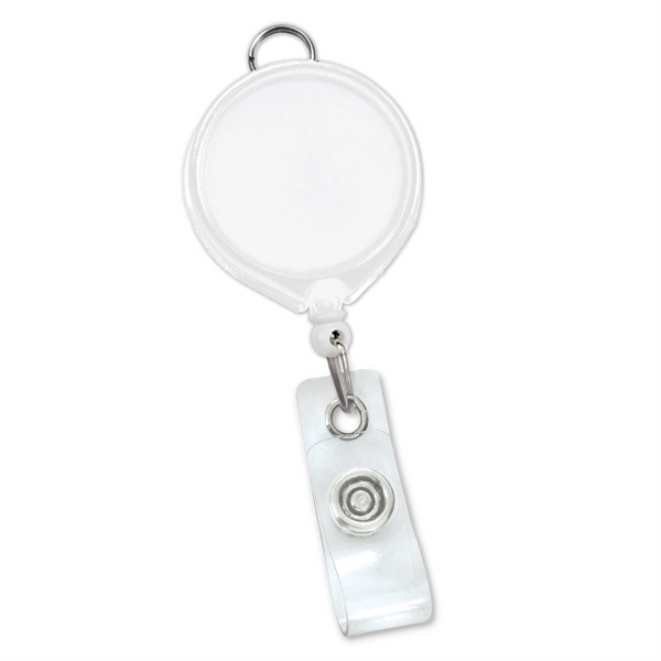Custom badge reels feature an extra-large imprint area. Loop on top... from ASI 79898 Promovision / PROMOVISION