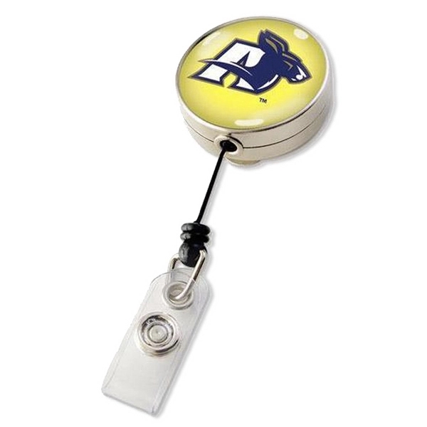Durable metallic retractable badge reel really holds up to heavy-duty use.... from ASI 79898 Promovision / PROMOVISION