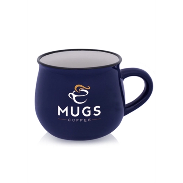 12 oz. coffee mug with handle and wide design with a... from ASI 39552 BEL Promo