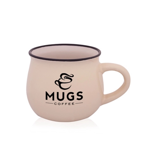 12 oz. coffee mug with handle and wide design with a... from ASI 39552 BEL Promo