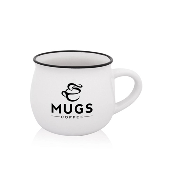 12 oz. coffee mug with handle and wide design with a... from ASI 39552 BEL Promo