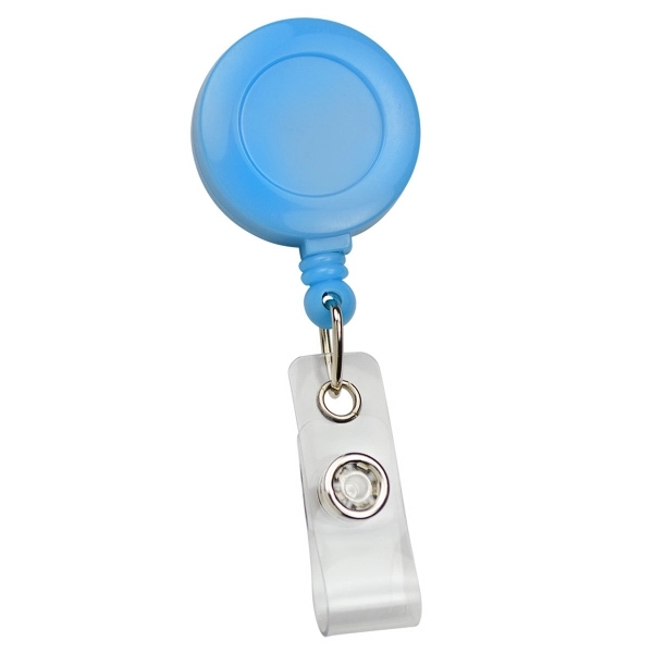 Economical neon-colored custom badge reels really stand out! Slide-type belt clip... from ASI 79898 Promovision / PROMOVISION