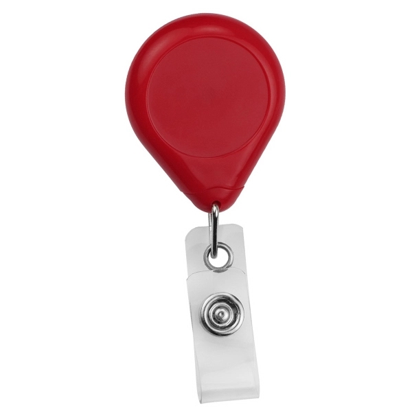 Oversize plastic custom badge reel features an extra large imprint area... from ASI 79898 Promovision / PROMOVISION