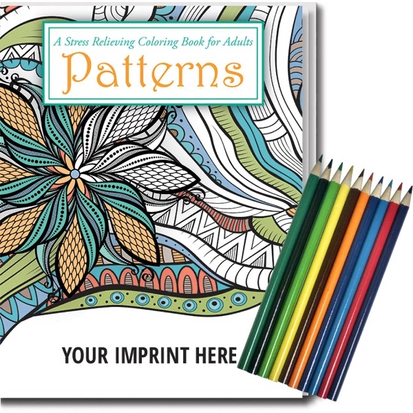 Relax Pack - Patterns stress relieving coloring book for adults packaged... from ASI 45815 Coloring Book Solutions / Coloring Book Solutions™ LivRite