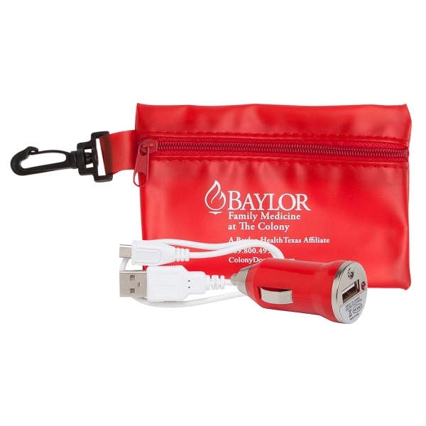 Econo tech set featuring a mini car charger and USB cable... from ASI 90859 Tempo Industries Inc / Tempo Tempoline