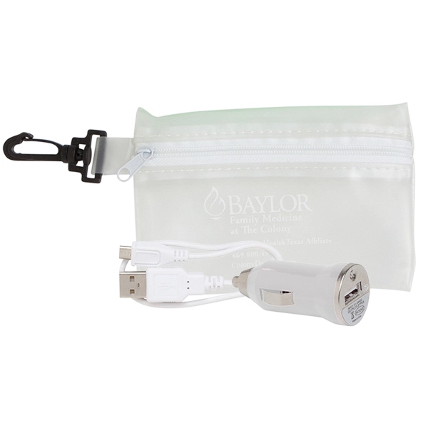 Econo tech set featuring a mini car charger and USB cable... from ASI 90859 Tempo Industries Inc / Tempo Tempoline