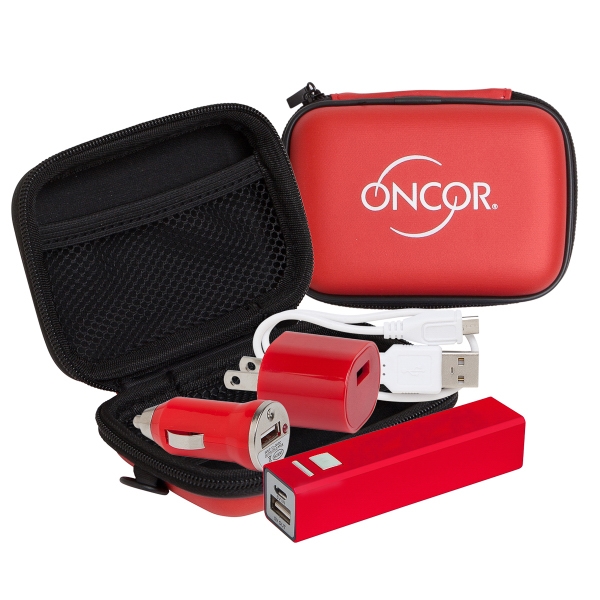 A 2200 mAh power bank, wall adapter, mini car charger, and... from ASI 90859 Tempo Industries Inc / Tempo Tempoline