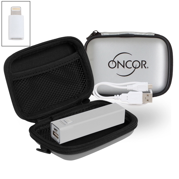 Power bank with a 2200 mAh capacity, an MFI certified Lightning... from ASI 90859 Tempo Industries Inc / Tempo Tempoline