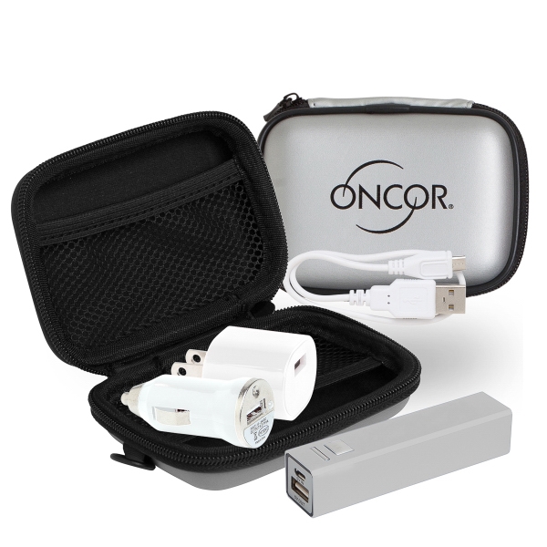 A wall charger, mini car charger, 2200 mAh power bank, and... from ASI 90859 Tempo Industries Inc / Tempo Tempoline