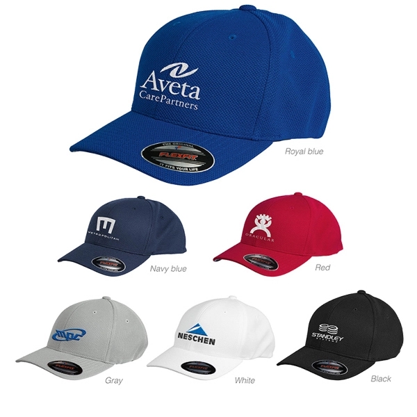 Structured, six-panel, mid-profile moisture wicking cap with 3 1/2" crown, Permacurv®... from ASI 88060 Snugz/USA Inc / Sweda®
